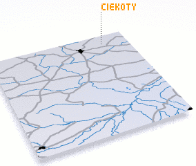 3d view of Ciekoty