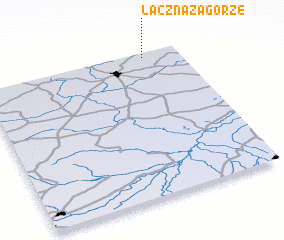 3d view of Łączna Zagórze