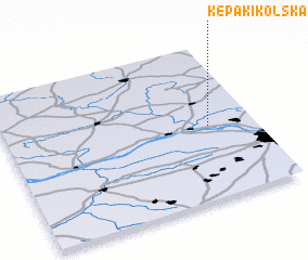 3d view of Kępa Kikolska