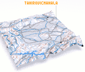 3d view of Tahirović Mahala