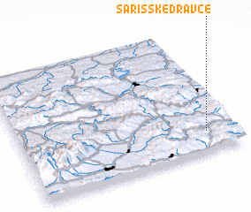 3d view of Šarišské Dravce