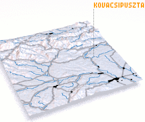 3d view of Kovácsipuszta