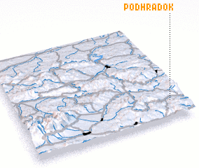 3d view of Podhrádok