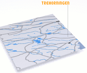 3d view of Trehörningen