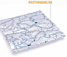 3d view of Roztoka Wielka