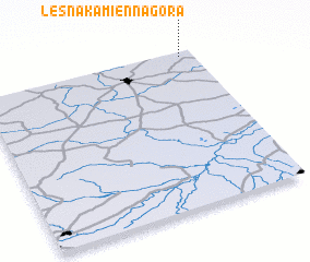 3d view of Leśna Kamienna Gora