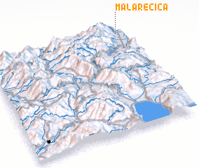 3d view of Mala Rečica