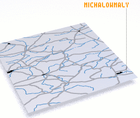 3d view of Michałów Mały