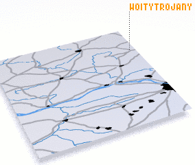 3d view of Wóity Trojany