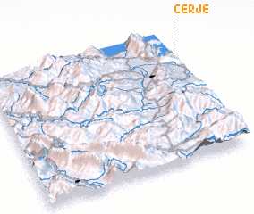 3d view of Cerjë