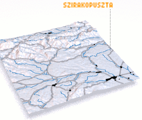 3d view of Szirákópuszta