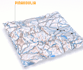 3d view of Pinakoúlia