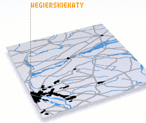 3d view of Węgierskie Kąty