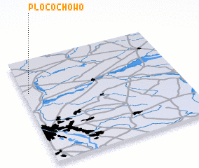 3d view of Płocochowo