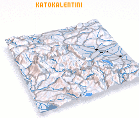 3d view of Káto Kalentíni