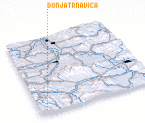 3d view of Donja Trnavica