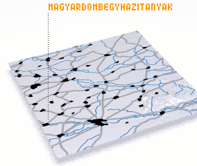 3d view of Magyardombegyházi Tanyák