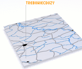 3d view of Trębowiec Duży