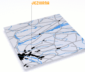 3d view of Jeziorna