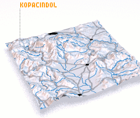 3d view of Kopačin Dol