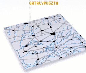 3d view of Gatálypuszta