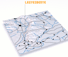 3d view of Legyesbénye