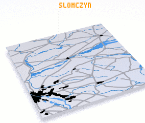 3d view of Słomczyn