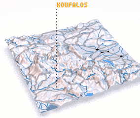 3d view of Koúfalos