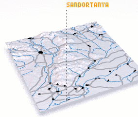 3d view of Sándortanya