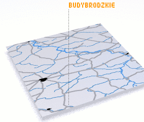 3d view of Budy Brodzkie