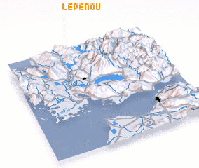 3d view of Lepenoú
