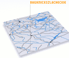 3d view of Bagienice Szlacheckie