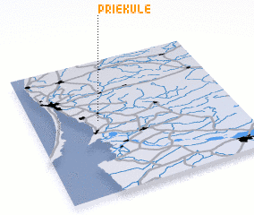 3d view of Priekulė