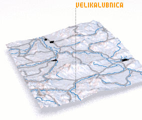 3d view of Velika Lubnica