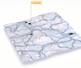 3d view of Šanac