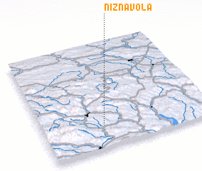 3d view of Nižná Voľa