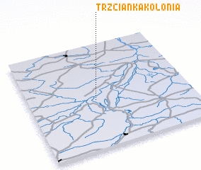 3d view of Trzcianka Kolonia