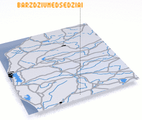 3d view of Barzdžių Medsėdžiai