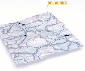 3d view of Bela Voda