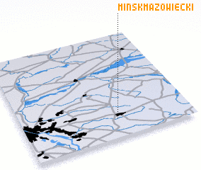 3d view of Mińsk Mazowiecki