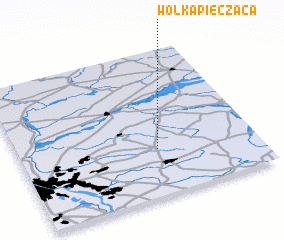 3d view of Wólka Piecząca