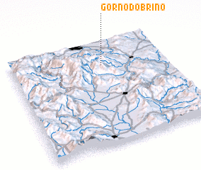 3d view of Gorno Dobrino