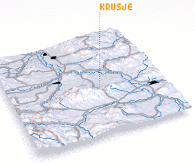 3d view of Krušje