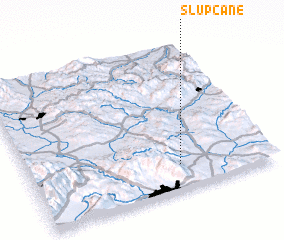 3d view of Slupčane