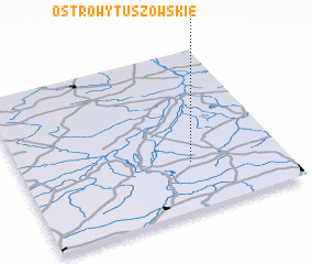 3d view of Ostrowy Tuszowskie