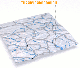 3d view of Turany nad Ondavou