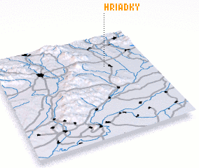3d view of Hriadky