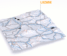 3d view of Lužane