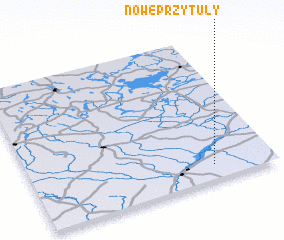 3d view of Nowe Przytuły