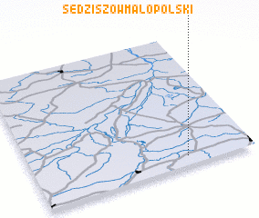 3d view of Sędziszów Małopolski